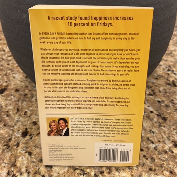 “Every Day A Friday” Soft Cover Book By Joel Osteen - Picture 2 of 5